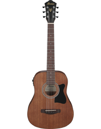 Ibanez V44MINIE OPN 3/4 Size Dreadnought Mini Acoustic Guitar w/ Pickup Open Pore Natural