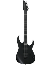 Ibanez Iron Label RGRTBB21 BKF 28" Baritone Electric Guitar Black Flat