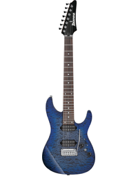 Ibanez Premium AZ427P2QM TUB 7-String Quilted Maple Top Electric Guitar Twilight Blue Burst