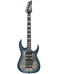 Ibanez Premium RGT1270P BCTF Poplar Burl Top Electric Guitar Cosmic Blue Starburst Flat