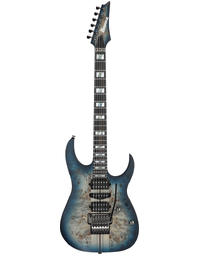 Ibanez Premium RGT1270P BCTF Poplar Burl Top Electric Guitar Cosmic Blue Starburst Flat