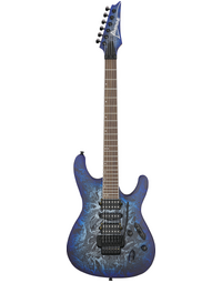 Ibanez S770 CZM Electric Guitar Cosmic Blue Frozen Matte