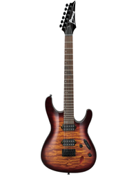 Ibanez S621QM DEB Quilted Maple Top Electric Guitar Dragon Eye Burst
