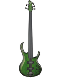 Ibanez SDGB1 DMT Steve Di Giorgio Signature BTB-Style 5-String Fretless Flamed Maple Electric Bass Dark Moss Burst