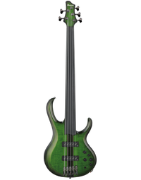 Ibanez SDGB1 DMT Steve Di Giorgio Signature BTB-Style 5-String Fretless Flamed Maple Electric Bass Dark Moss Burst