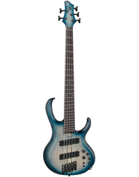 Ibanez Bass Workshop BTB705LM CTL 5-String Multi-Scale Flamed Maple Top Electric Bass Cosmic Blue Starburst Low Gloss
