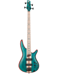 Ibanez Premium SR1420B CGL Flamed Maple Top Electric Bass Caribbean Green Low Gloss