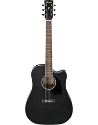 Ibanez PF16MWCE WK PF Dreadnought Acoustic Guitar w/ Pickup Weathered Black Open Pore