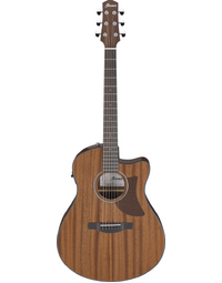 Ibanez AAM54CE OPN Advanced Acoustic Solid Top Auditorium Acoustic Guitar w/ Pickup Open Pore Natural