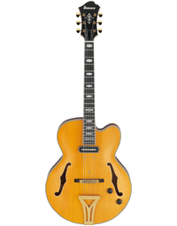 Ibanez PM3C Pat Metheny Signature Artstar Traditional Hollowbody Guitar Natural Amber Low Gloss
