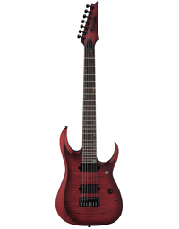 Ibanez RGD721FA WUF 7-String Electric Guitar Stained Wine Red Burst Flat