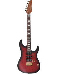 Ibanez Prestige KIKO300 TRR Kiko Loureiro Signature Electric Guitar Ruby Red Sunburst Flat