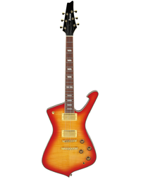 Ibanez IC420FM CRS Iceman Flamed Maple Top Electric Guitar Cherry Sunburst