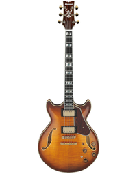 Ibanez AM153FM ATT Artstar Thinline Semi-Hollowbody Electric Guitar Antique Tobacco Burst