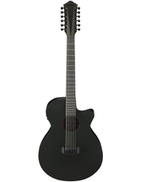 Ibanez AEG1221 BOT 12-String Auditorium Acoustic Guitar w/ Pickup Black Out
