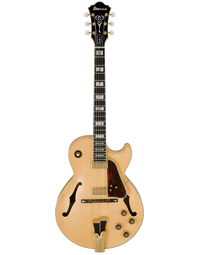 Ibanez Prestige GB10 NT George Benson Signature Traditional Hollowbody Electric Guitar Natural
