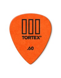 Dunlop .60 Tortex T3 Pick - Orange