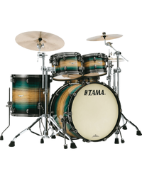 Tama ME42TZS LEWB Starclassic Maple 4-Piece Shell Pack Emerald Pacific Walnut Burst