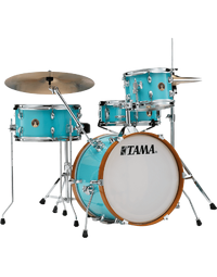 Tama LJK48H4 AQB Club-Jam 4-Piece Drum Kit W/ 18" Bass Drum Aqua Blue