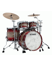 Tama TW42RZSA AGJB Star Walnut 4-Piece Shell Pack Garnet Japanese Sen Burst