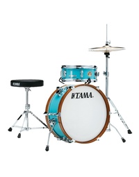 TAMA CLUB-JAM MINI 2-PIECE COMPLETE KIT WITH 18" BASS DRUM - AQUA BLUE (AQB)