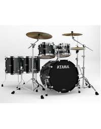 Tama WBS52RZS PBK Starclassic Walnut/Birch 5-Piece Shell Pack Piano Black