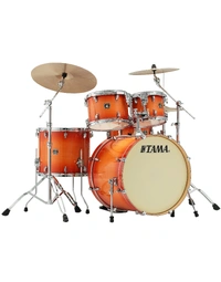 Tama CL52KRS TLB Superstar Classic Maple 5-Piece Drum Kit Tangerine Lacquer Burst