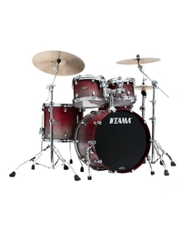 Tama WBS42S SGF Starclassic Walnut/Birch 4-Piece Shell Pack Satin Burgundy Fade