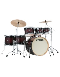 Tama CL72S PGBP Superstar Classic Maple 7-Piece Drum Kit Garnet Burst Lacebark Pine