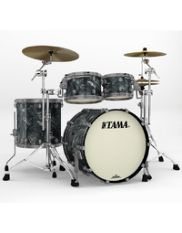 Tama MR42TZUS CCL Starclassic Maple Shell Pack Smoked Black Nickel Hardware Charcoal Swirl