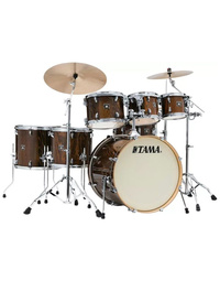 TAMA CL72S PGJP Superstar Classic 7 Piece Drum Kit with Hardware Pack - Gloss Java Lacebark Pine