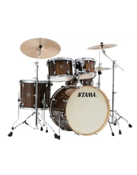TAMA CL52KS PGJP Superstar Classic 5 Piece Drum Kit w/ Hardware Pack - Gloss Java Lacebark Pine
