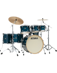 Tama CL72S PGHP Superstar Classic Maple 7-Piece Drum Kit Gloss Sapphire Lacebark Pine