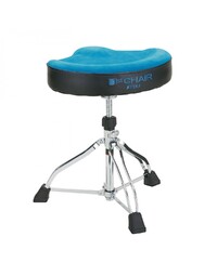 Tama 1st Chair HT530 TQCN Wide Rider Drum Throne, Turquoise Cloth Top