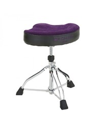 Tama 1st Chair HT530 PUCN Wide Rider Drum Throne, Purple Cloth Top