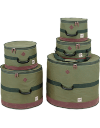 TAMA TDSS52 KMG Powerpad Designer Drum Bag Set Moss Green - 22,10,12,16,14S