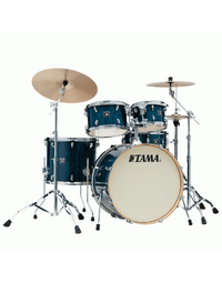 Tama CL52KRS PGHP Superstar Classic Maple 5-Piece Drum Kit Gloss Sapphire Lacebark Pine
