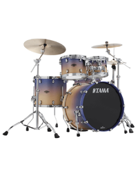 Tama WBS42S SAF Starclassic Walnut/Birch 4-Piece Shell Pack Satin Purple Atmosphere Fade