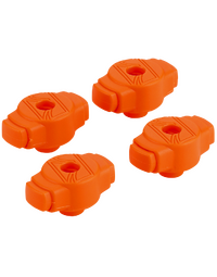Tama QC8B4OR 50th Anniversary Quick-Set Cymbal Mate Orange Limited Edition (Pack of 4)