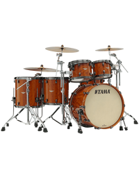 Tama BE52ZBAS GAC Starclassic Bubinga 6-Piece 22" Shell Pack Gloss African Cherry