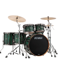Tama MBS52RZBNS GGA Starclassic Performer Limited Edition Maple/Birch 6-Piece 22" Shell Pack Green Grove Aurora