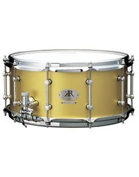 Tama KR1465 Kaz Rodriguez Signature 14" x 6.5" Maple / Bubinga Snare Drum Matte Metallic Gold