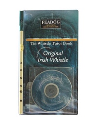 Feadog Irish Whistle Brass D with Tutor & CD