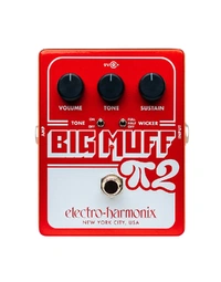 Electro-Harmonix Big Muff Pi 2 w/ Tone Wicker Dual OPAMP Analogue Fuzz / Distortion / Sustainer Pedal