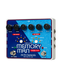 Electro-Harmonix Deluxe Memory Man Analog Delay Pedal W/Tap Tempo 1100