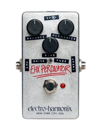 Electro-Harmonix Percolator Harmonic Saturator Analogue Fuzz Pedal