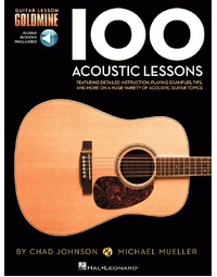 100 ACOUSTIC LESSONS GUITAR GOLDMINE BK/OLA