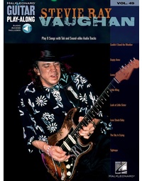 STEVIE RAY VAUGHAN GUITAR PLAY ALONG BK/CD V49