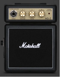 Marshall MS-2 Micro Stack 1W 1x2" Mini Solid State Guitar Combo Amp Black