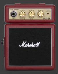 Marshall MS-2R Micro Stack 1W 1x2" Mini Solid State Guitar Combo Amp Red